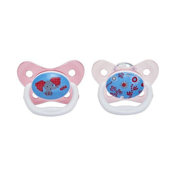 Dr. Brown's PreVent Contoured 6-12m Ροζ / Μπλε 2τμχ